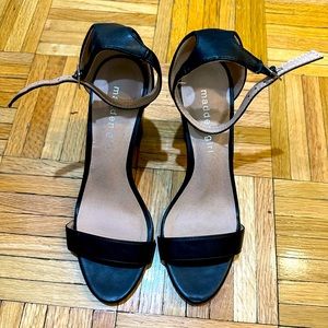 Madden girl black block heels